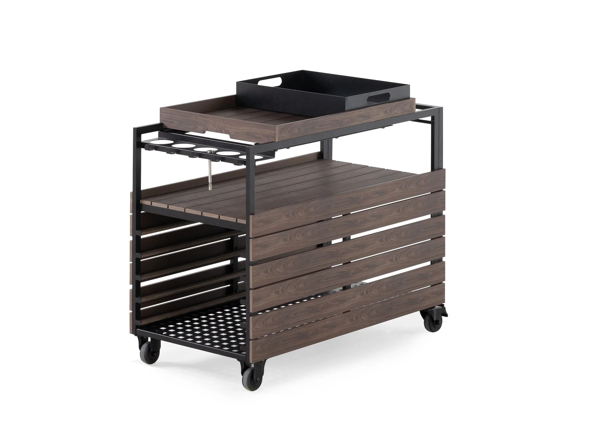 Transformer Chariot de Bar Extérieur - Rangement de Panneaux - Image 6