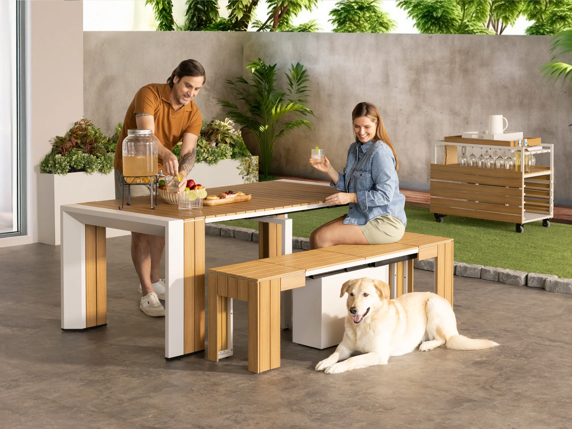 Ensemble Table Extensible Extérieur - Le Pratique - Image 20