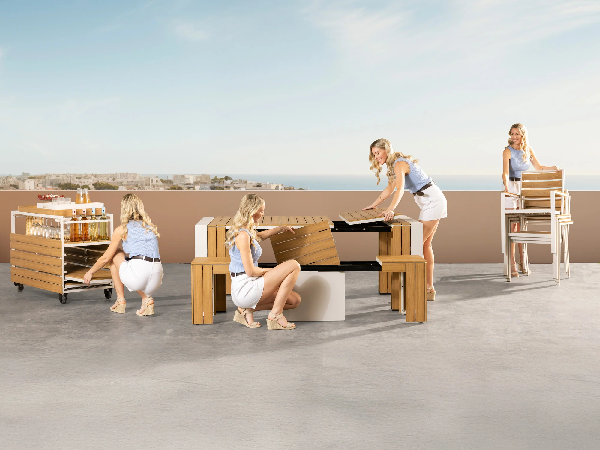 Ensemble Table Extensible Extérieur - Le Banquet - Image 22